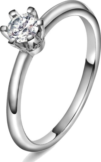 Vida By Pan Jewelry Vida ring i gull med dia 0,30 ct TWSI størrelse Vida ring i gull med dia 0,30 ct TWSI 62