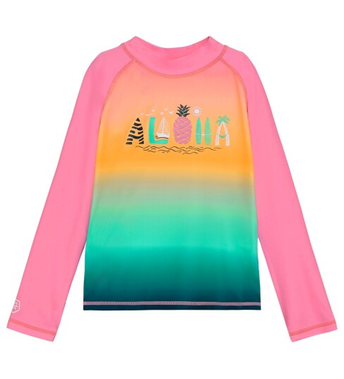 Color Kids T shirt L/s W. Chest Print Begonia Pink 104 Color Kids T shirt L/s W. Chest Print Begonia Pink 104