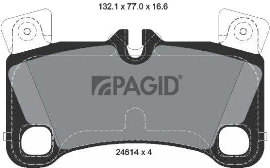 PAGID T1863N Bremseklosser