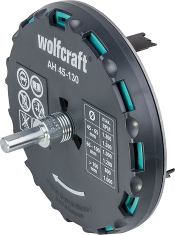 Wolfcraft Gmbh 5977000 Drill Hullsag Høyrehåndsrotasjon Gipsplater Kryssfiner Mykt Tre Panel 8,5 Mm 3 Cm Wolfcraft Gmbh 5977000 Drill Hullsag Høyrehåndsrotasjon Gipsplater Kryssfiner Mykt Tre Panel 8,5 Mm 3 Cm