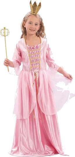 Joker Maskeraddräkt Barn Prinsessa Stl. 98-104 Pink 92/104 Joker Maskeraddräkt Barn Prinsessa Stl. 98-104 Pink 92/104