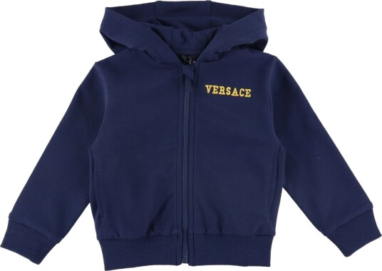 Versace Cardigan Navy m. Gull Versace 18 24 md Cardigan Blå 86 92