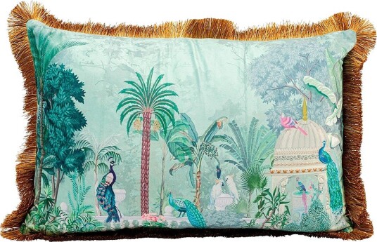 KARE Design   Pute Jungle Temple 40x60cm   Flerfarget