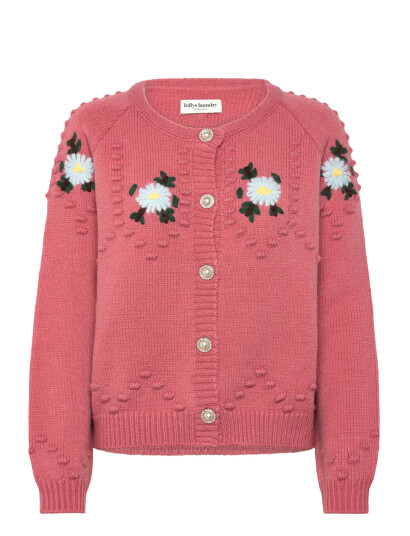 Lollys Laundry Gracelynnll Knit Cardigan Ls - Pink - S Lollys Laundry Gracelynnll Knit Cardigan Ls - Pink - S