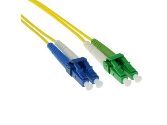 Act 1 Meter Lszh Singlemode 9/125 Os2 Fiber Patch Cable Duplex With Lc/Apc And Lc/Upc Connectors