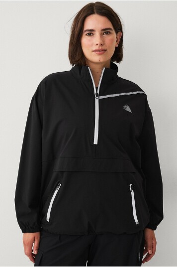 Zizzi Anorakk aMia L/S Track Svart