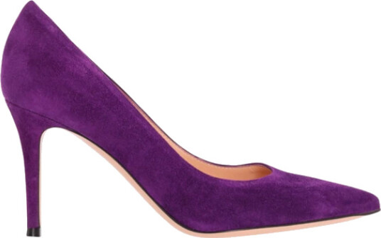 Gianvito Rossi Dame Sko Lilla 37 1/2 EU,