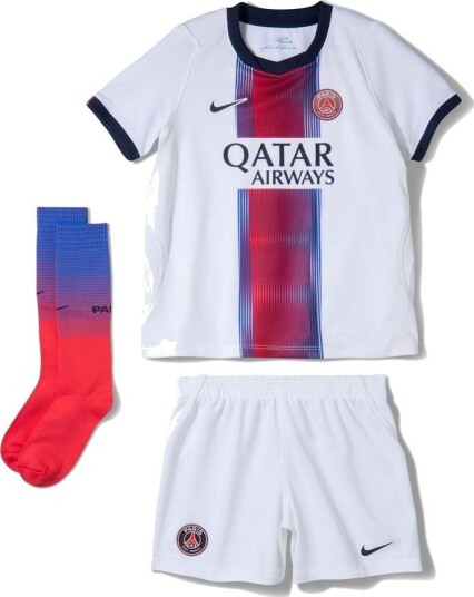 Paris Saint Germain Bortedrakt 2026/27 Mini kit Barn   Nike størrelse S: 104 110 cm