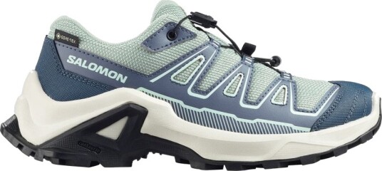 Salomon Kids" X Ultra Gore tex Green Milieu / Grisaille / Clearly Aqua 37