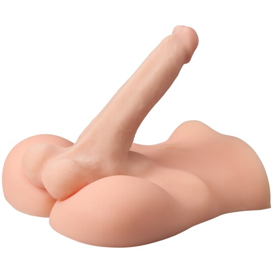 Realistixxx Deluxe Real Style Mannlig Torso Masturbator - Beige