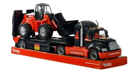 Mammoet Toys Cavallino Mammoth Torpedo Truck with Excavator Mammoet Toys Cavallino Mammoth Torpedo Truck with Excavator