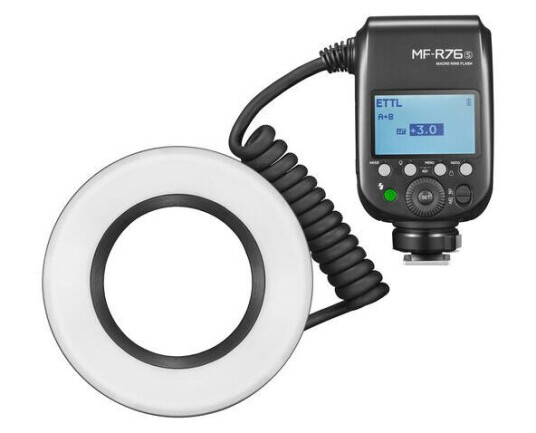 Godox MF-R76N TTL Macro Ring Flash Nikon Makro ringblits Nikon TTL