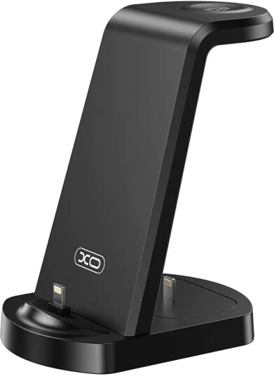 XO WX035 3-i-1 Ladestasjon 15W - Sort