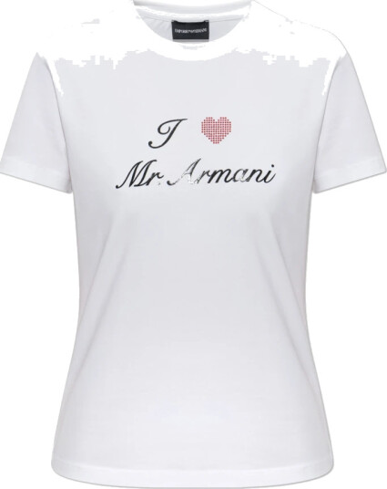 Emporio Armani Dame Topper Hvit L, Emporio Armani Dame Topper Hvit L,