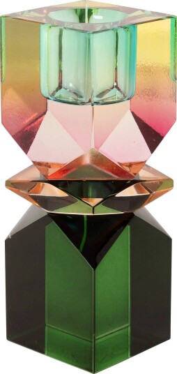 C"est Bon | Crystal Holder Green/Peach/Pink Ombre 11X4X4 Cm | 4X4X11CM