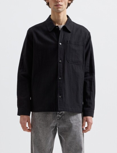 Brixtol Textiles Frank Linen Cream Black L