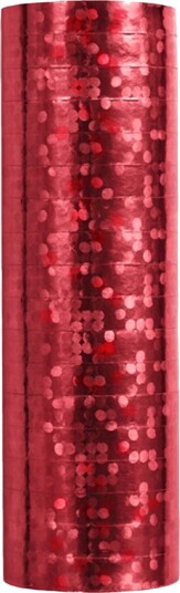 Partydeco Serpentin Holografisk Rød SHN-007