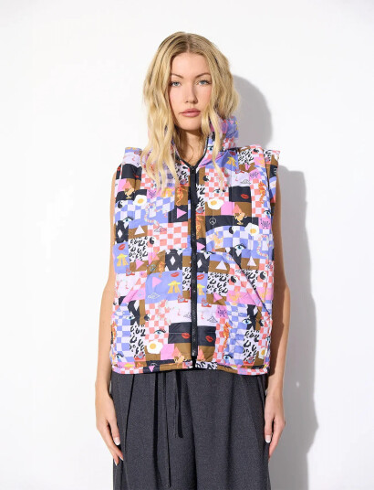 Hunkøn Roxanna Short Vest - Pink - M/L Hunkøn Roxanna Short Vest - Pink - M/L