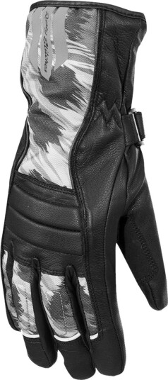 MC-Hansker Rusty Stitches Bianca Dame Svart  PanterXL