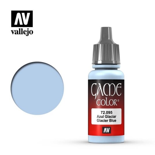 Vallejo 72.095 Glacier Blue 17ml Acryllakk for Modellbygging