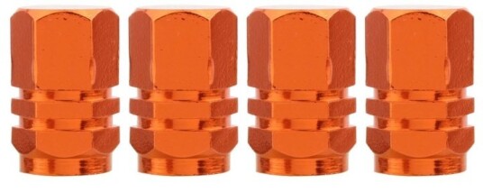 Ventilhetter 4-pk oransje
