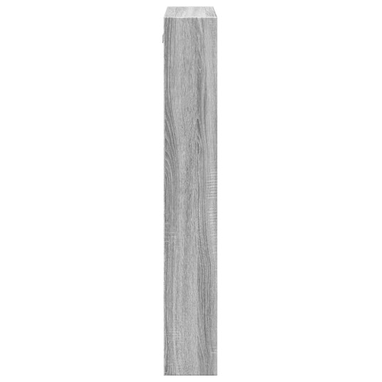 Veggskap grå sonoma 50x15x100 cm konstruert tre 8721158388469