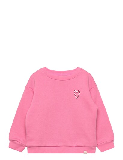 Kids Only Kmgzenja Xmas Boxy L/S Box Swt Pink 128
