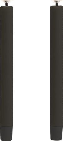 Uyuni Lighting Taper Mini LED-lys 2-pakning 1,3 x 13,8 cm svart 1727365-01-0 1749306-01-0