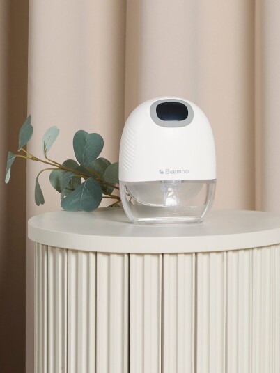 Beemoo CARE Wearable Slim Elektrisk Brystpumpe Singel White