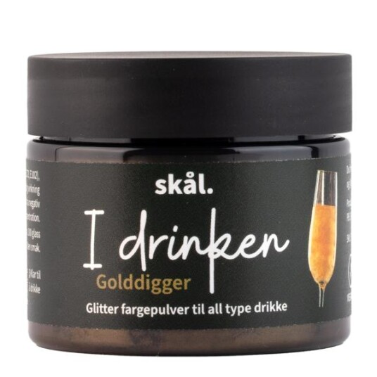 Skål - I drinken fargepulver glitter golddigger Skål - I drinken fargepulver glitter golddigger