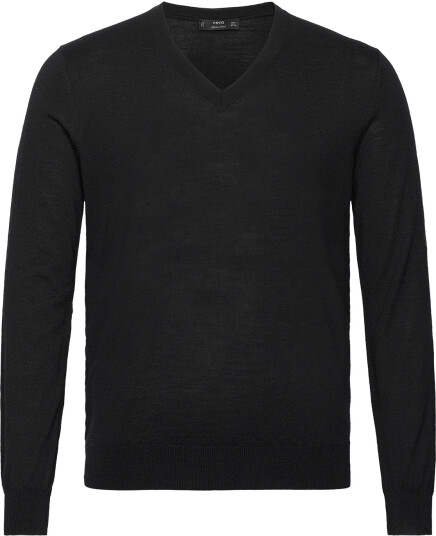 Mango | 100% Merino Wool V Neck Sweater | S