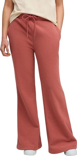 PUMA HER Comfort High Waist Straight Joggebukser Dame Rød L