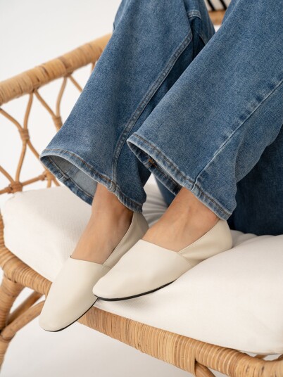 Roberto Rosso Yoga Loafer Leather Beige 41