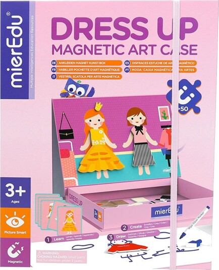 mierEdu Magnetic Art Case - Dress Up - Multi/patterned - ONE SIZE
