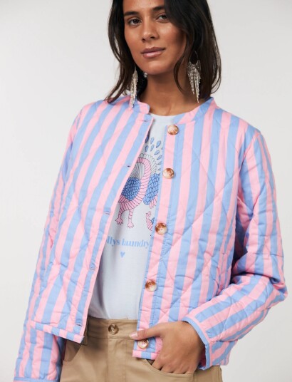 Lollys Laundry Emiliall Jacket Ls Pink L Lollys Laundry Emiliall Jacket Ls Pink L