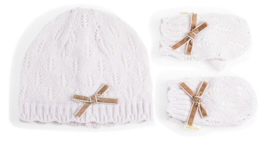 Petite Chérie Atelier Agnes Lue og Votter Pink 2-4 år Petite Chérie Atelier Agnes Lue og Votter Pink 2-4 år