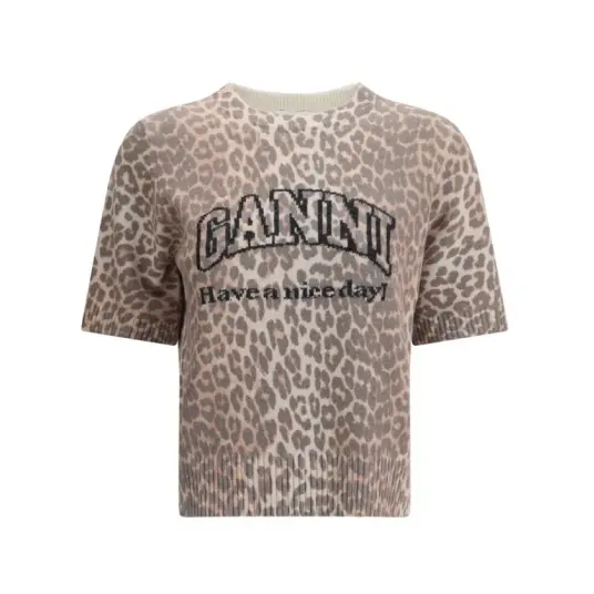 Ganni Dame Strikkevarer Flerfarget XL, Ganni Dame Strikkevarer Flerfarget XL,