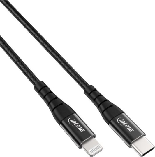 Inline 31450D 1 M Lightning Usb C Hankjønn Hankjønn Svart