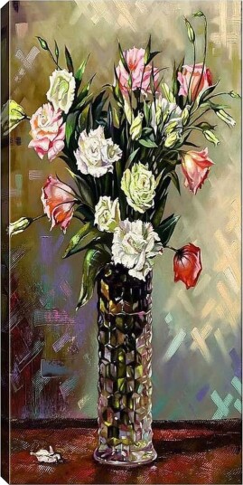Canvasbilde DKY Floral & Botanical Flerfarget 50x120 cm
