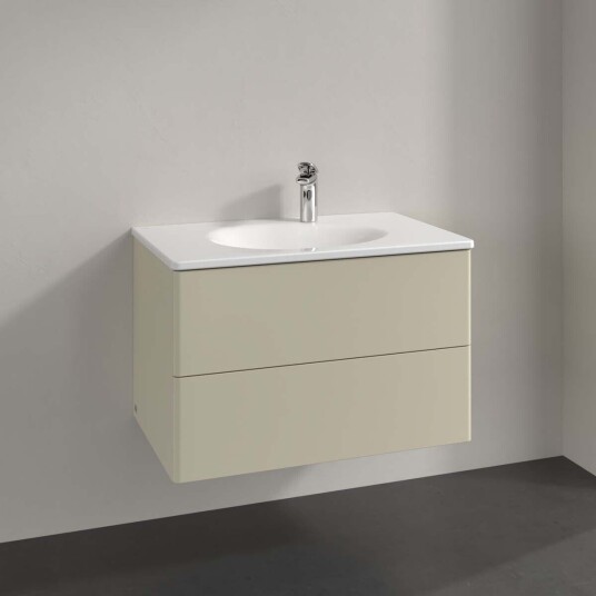 Villeroy & Boch  Antao Servantskap med 2 skuffer 78,8x49,6x50,4 cm u/lys Grå Matt