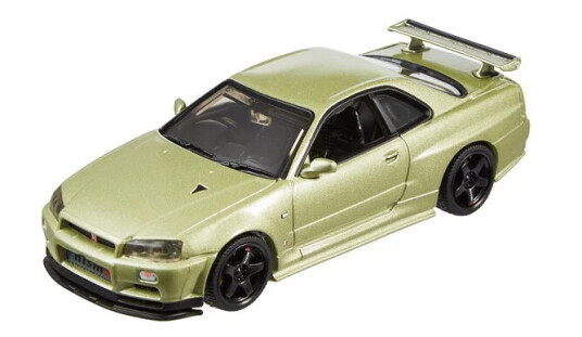Hot Wheels Premium 1:43 Nissan Skyline GT-R BNR34 V Spec with NISMO Parts
