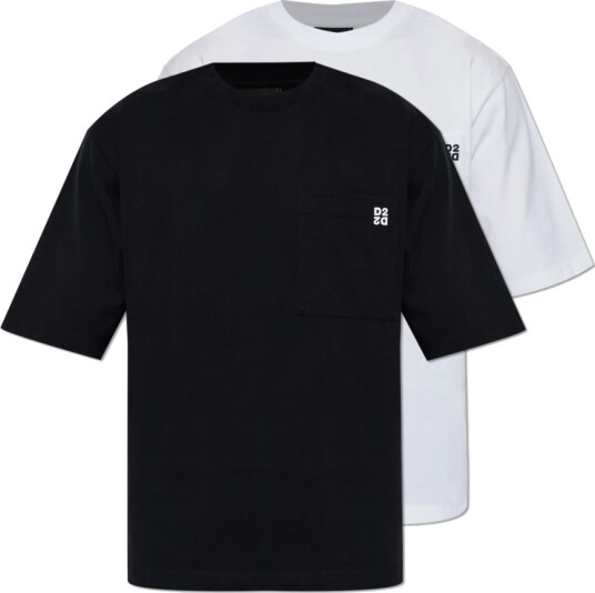 Dsquared2 Herre Topper Svart 2XL,