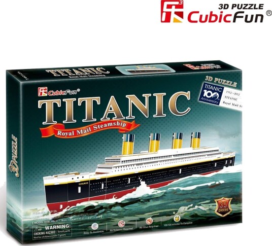 Titanic 3D-puslespill liten størrelse moro for alle aldre