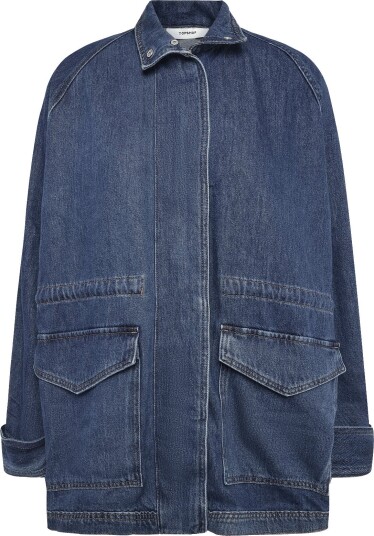Topshop Tseja Oversized Denim Jacket Dnm Blue M Topshop Tseja Oversized Denim Jacket Dnm Blue M