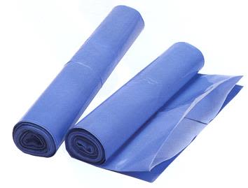 Rullpack R3 Søppelsekk 10 stk./rull 160 liter, blå/hvit, Lager & miljø