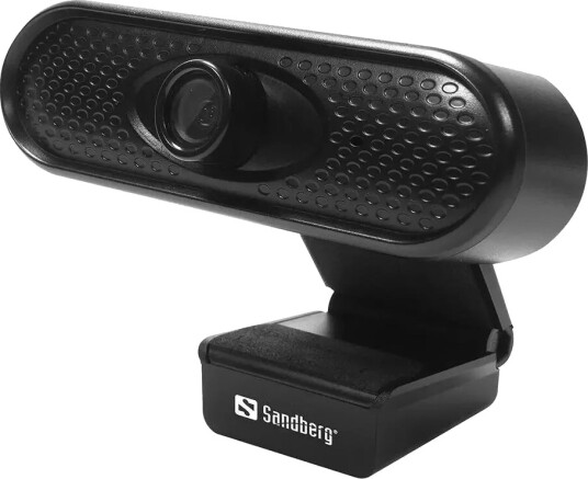 Sandberg USB Webcam 1080p@30fps med Mikrofon - Svart