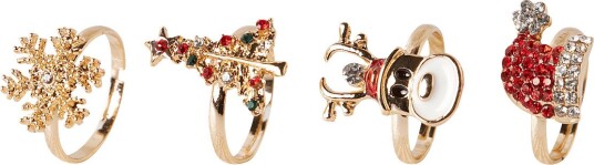 Name It Nkfacc Omary 4P Ringbox GOLD COLOUR One Size