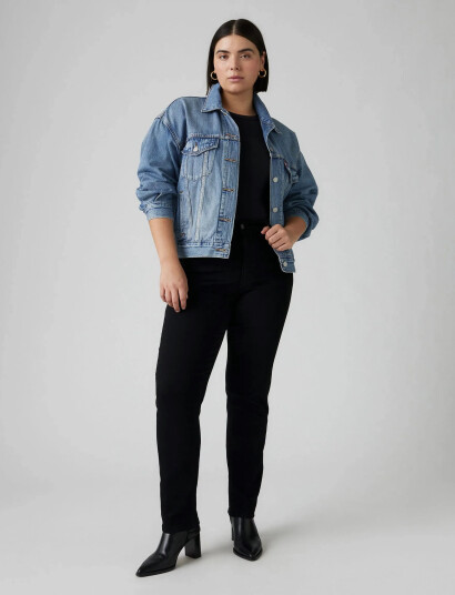 Levi"s® 724 High Rise Straight Midnigh - Black - 25 x 30 Levi"s® 724 High Rise Straight Midnigh - Black - 25 x 30