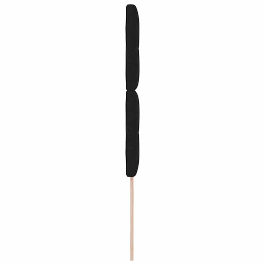 Hodegjerde Med Knappefeste Svart 80 cm Stoff