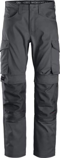 Snickers Workwear 6801 Arbeidsbukse stålgrå knebeskyttelseslomme Stålgrå, Klær